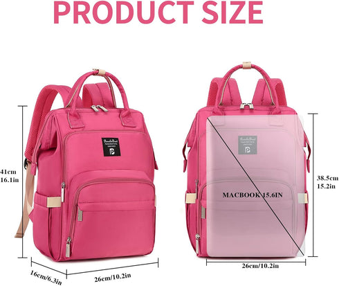Backpack Pomelo Best Diaper Bag Stylish Waterproof Multifunctional Large Baby Bag with Changing Mat and Stroller Straps