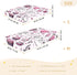 CZXW 52" 28" Swan Valentines Love Crib Sheets Fitted x Natural Cotton Soft & Breathable for Baby Crib Mattress