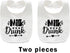 Set Baby Twins Bibs Milk Newborn Baby Bibs Cute Unisex Bibs Toddler Baby Boy Girl Bibs