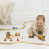 Set Le Toy Van Wooden Construction Vehicles
