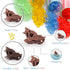 11PCS Set LC JoyCre Realistic Mini Dinosaur Bones T-rex Skull for Sandbox Kids Toys Carnotaurus Velociraptot