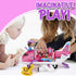 Playset Pink Airplane Toy Private Jet Transport Cargo Vehicle - Big Large Aircraft Plane with Figures and Beauty