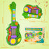 2-in-1 3 4 5 Dinosaur Kids Guitar Musical Instruments for Year Old Boys Girls Gifts, Toddler Electric Guitar Piano Toy