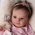 SCOM Realistic Baby Dolls Girl- Felicia, 17-Inch Realistic-Newborn Baby Dolls with Weighted