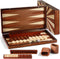 Syrace Handcrafted Wooden Backgammon Set - 16" Large Board Game with Oversized Pieces