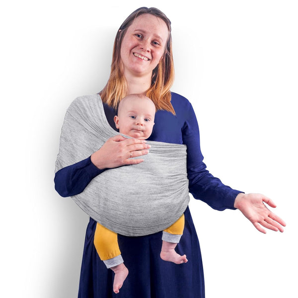 TKKOK Baby Wrap Carrier, Unisex Baby Carrier, Lightweight & Ultra Soft, Easy