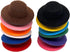 ASUNFO 12 Pcs Mini Top Hat Miniature Tiny Formal Hats for Crafts and Doll Accessories