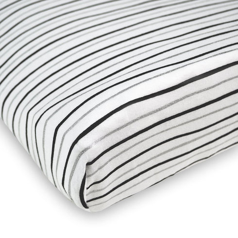 American Baby Company 2 Pack Printed 100% Cotton Knit Fitted Contoured Changing Table Pad Cover - Compatible with Mika