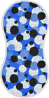 Muslin Baby Burp Cloths Set of 2, Soft Absorbent Black White Dot