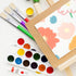 Joyooss Paint Brushes for Kids, 12 Pcs Large Round/Flat Washable No Shed Hog Bristle Toddler Paintbrushes for