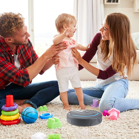NUOBESTY Kids Toy Handheld Vacuum Cleaner Pretend Role Play Toy for Kids Toddler Infant Boys Girls Black Not