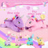 5 1 Mommy 4 3-8, gnomantic Pieces Unicorn Stuffed Animals - Stuffed Unicorn with Babies - Unicorns Gifts for Girls Ages