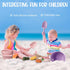 14 Set 2 2 9 1 Summer Hungdao Pcs Silicone Beach Toys Travel Beach Sand Toys Include Silicone Bucket Pail, Shovel, Sand