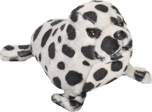 Wild Republic Pocketkins Eco Harbor Seal, Stuffed Animal, 5 Inches, Plush Toy, Made from Recycled Materials, Eco Friendly