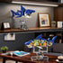 Set 687 12+ INSOON Mechanical Shark Building with LED Light, PCS Movable Ocean Animal with Display Stand, Sea Fish