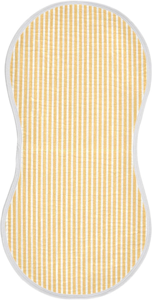 decor gift Cotton Burp Cloths Large Good Absorbent? Orange and White Stripes Feeding Cloth