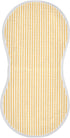 decor gift Cotton Burp Cloths Large Good Absorbent? Orange and White Stripes Feeding Cloth