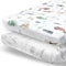 Pobibaby - 2 Pack Premium Pack N Play Sheets Fitted for Standard