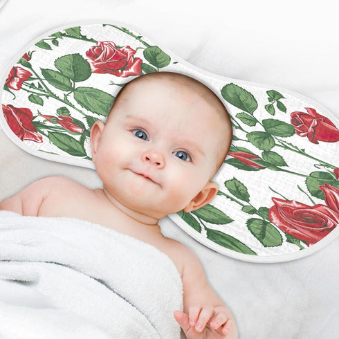 YEGAME Set 1 11 22 Inch Muslin Baby Burp Cloths of - Rose Super Absorbent Cotton Burping Rags Soft Baby Washcloths