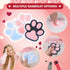 FauKait 1pcs Toys,5.5 Cat Paw Squishy in Big Cute Kawaii fufu Squishies,Sticky Squeeze Cat Paw Fur Ball,Super Soft