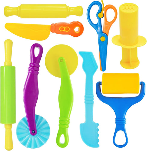 LCY WEDSHI Dough Tool Set, 9 Pcs Dough Tools Sets for Kids