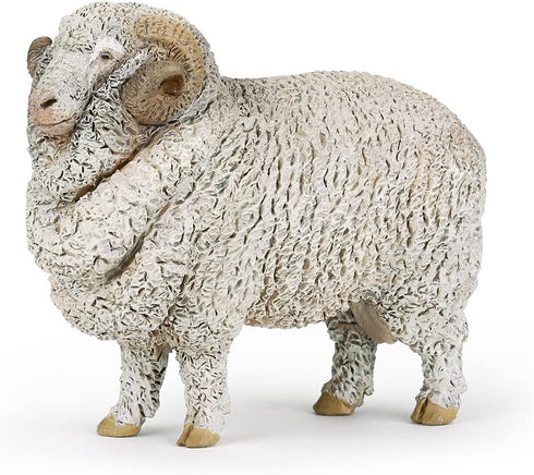Papo - Hand-Painted - Merinos Sheep Figurine - Farmyard Friends - 51174 - Collectible - Suitable for Boys and Girls 3+