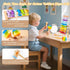 1 2 1-3, Set Montessori Toys for Year Old, Wooden Musical Instruments for Toddlers Educational Baby Drum with Xylophone