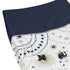 Sweet Jojo Designs Star and Moon Boy or Girl Baby Nursery Changing Pad Cover - Navy Blue, Gold, and Grey Celestial Sky