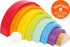 Wooden Rainbow Building Blocks with Ball (Large) by Small Foot, Educational Game for Toddlers
