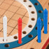 SAVITA 9 Pcs Plastic Cribbage Board Pegs, Three Colors Traditional Crib Pins with Tapered Design for Peg Board Games