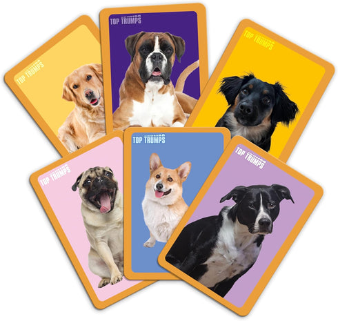 Top Trumps Match Game Dogs - Family Board Games for Kids and Adults, Fun Two Player