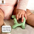 Set 2 3-6 6-12 of I Love You Silicone Hand Teether, Teethers for Babies Months, Soft Teething Toys Months bpa Free