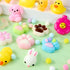 24 JOYIN Pcs Easter Eggs Prefilled with Squishy Toys, Cute Mochi Toy Fillers for Easter Egg Hunt, Basket Stuffers