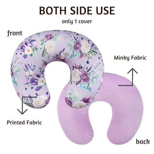 1 Pack, Nursing Pillow Cover Removable Nursing Pillow Cover for Breastfeeding Pillows, Super Soft Comfortable Slipcover