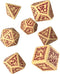 Q WORKSHOP Pathfinder Ironfang Invasion RPG Ornamented Dice Set: 7 Polyhedral Pieces