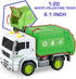 5 Pack Friction Powered Truck Toy Set (8 Inch), Including Garbage Truck, Construction Truck, Fire Truck, Police Car