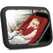 Large Shatterproof Baby Car Mirror - Safety Rear Facing Infant Car Seat Mirror, Fully Assembled Black