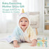 (0-5 HECCEI Toddler Hooded Bath Towel Soft Absorbent Baby Bath Cape for Girls Cute Unicorn Theme Beach & Pool Poncho