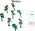Palm Trees with Coconuts Cake/Cupcake Toppers, 12 pcs by A1 Bakery Supplies