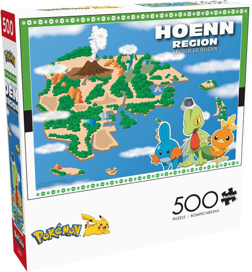 Buffalo Games - Pokémon - Hoenn Region 500 Piece Jigsaw Puzzle for Adults