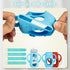 9oz,Anti 3 Pack Silicone Sleeves with Handles for Mam Glass Baby Bottles Breakage Baby Bottle Holder with Handles