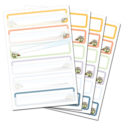Whoozems Baby Bottle Waterproof Labels - Great for Daycare