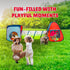 Kiddey Tunnel and Ball Pit Play Tent, 3pc Pop Up Toddler Gym Tunnels with Tents for Kids, Indoor Outdoor Gift
