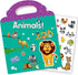 Reusable Sticker Book for Kids, Animal Stickers Activity Books, Educational Travel Toys for Toddler Girls Boys