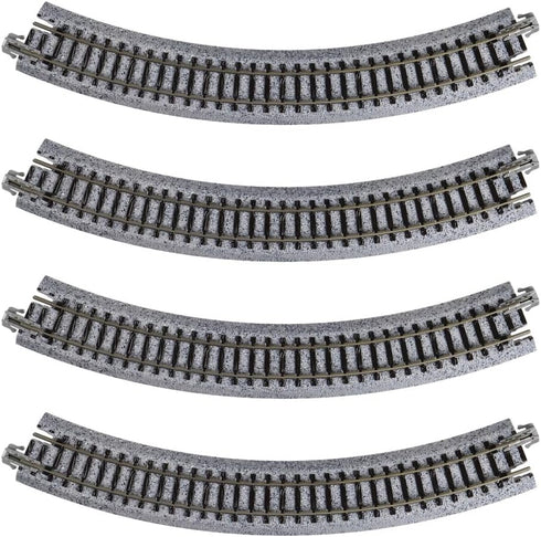 Kato USA Model Train Products Unitrack, 216mm (8 9/16") Radius 45-Degree Curve Track
