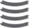 Kato USA Model Train Products Unitrack, 216mm (8 9/16") Radius 45-Degree Curve Track