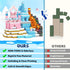 150 3 4 5 6 7 3-5 4-8 PCS Princess Castle Magnetic Blocks, Easter Gifts for Kids Year Old - Ice & Fire Magnetic Tiles