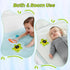 2-in-1 3-Color Baby Bath Thermometer Baby Safety, Digital Room & Bath Water Thermometer with Backlight & Temperature