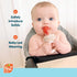Solids/Frozen 6M+, 2-Pack RaZbaby Baby Fruit Feeder Pacifier, Infant Teether Toy BPA-Free, Safely Introduce Solids
