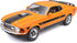Maisto 1:18 Special Edition 1970 Ford Mustang Mach 1, Orange, 1:18 Scale Model